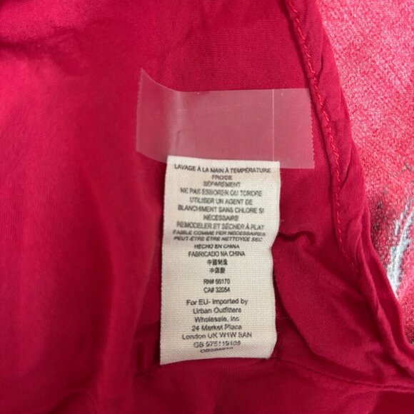 Free People Womens Kimono Size S Asymmetric Fairy Boho Oversize Midi Artsy Flowy - Picture 9 of 14